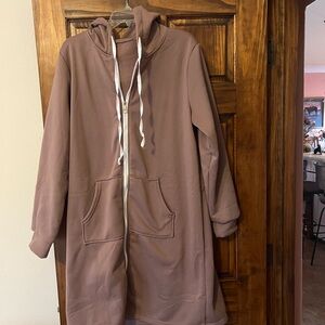 Sweatshirt coat. SizsXXL